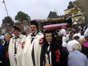 Members of the Order in Jasna Gora during WYD