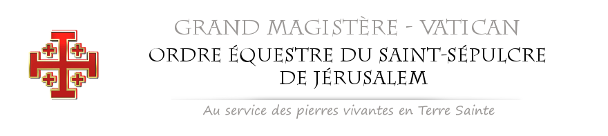 Home Page du Grand Magistère de l'Ordre Equestre du Saint-Sépulcre