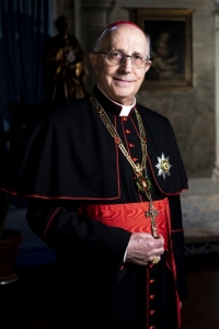 Il Gran Maestro dell'Ordine, cardinale Fernando Filoni
